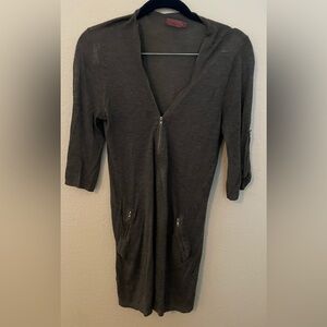 Women's Gray Skirt Dress